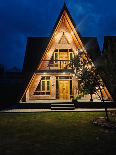 french wood cottage